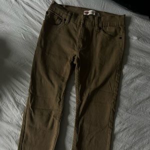 Levi straight leg khaki jeans